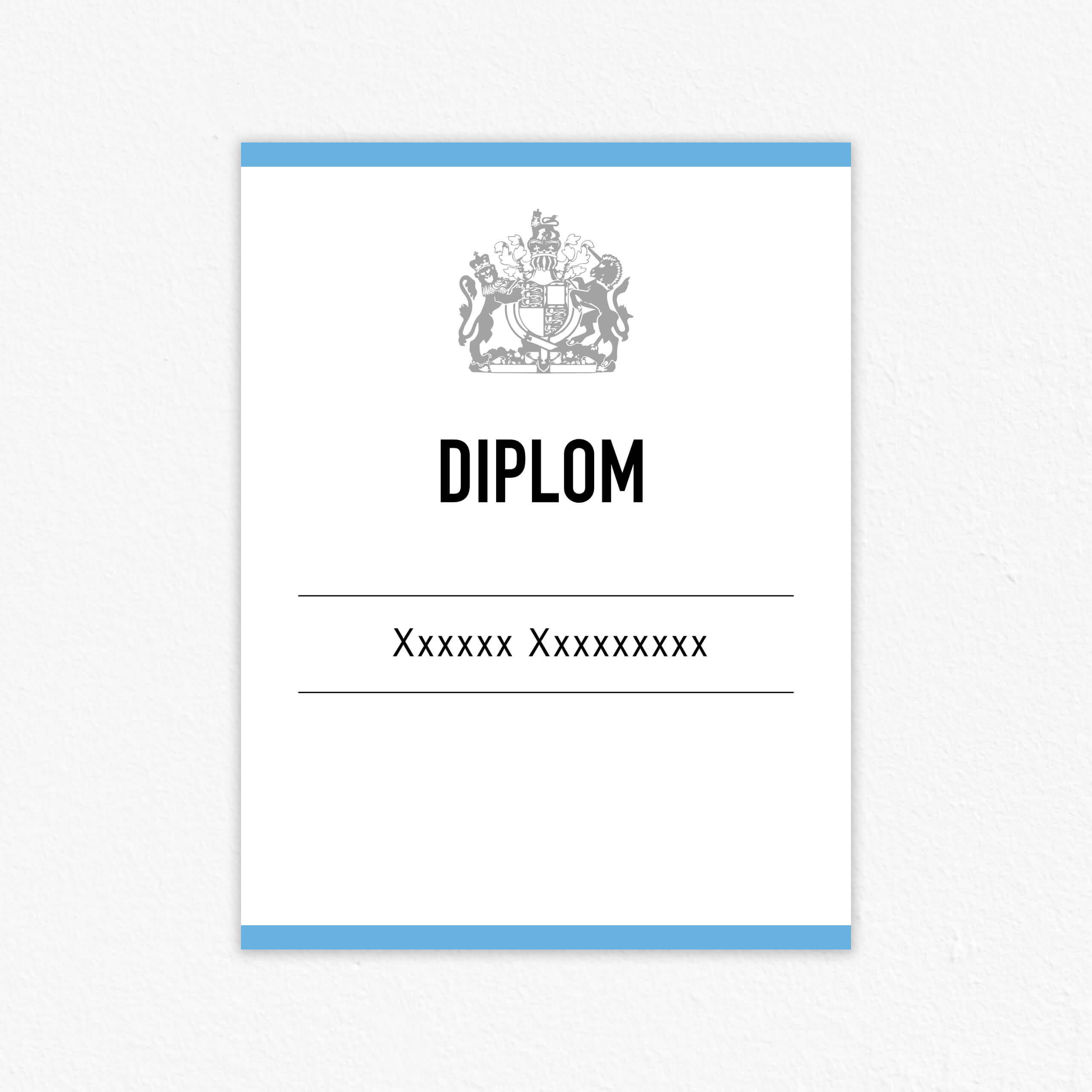 Diplomer med tryk | printet certifikater logo